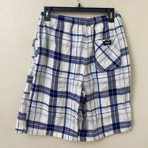 🎇NEW YEARS SALE🎆 Bundle of 2 American Heaven Flannel Shorts Small Plaid Pull On - Picture 5 of 5